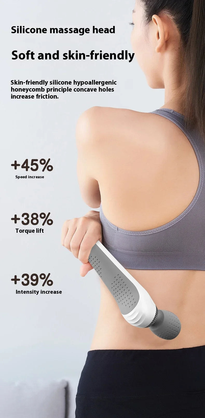 Portable Massage Gun - Deep Tissue Percussion Massager for Muscle Recovery